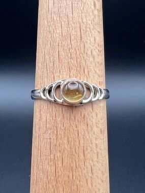 Sterling Silver Citrine Ring